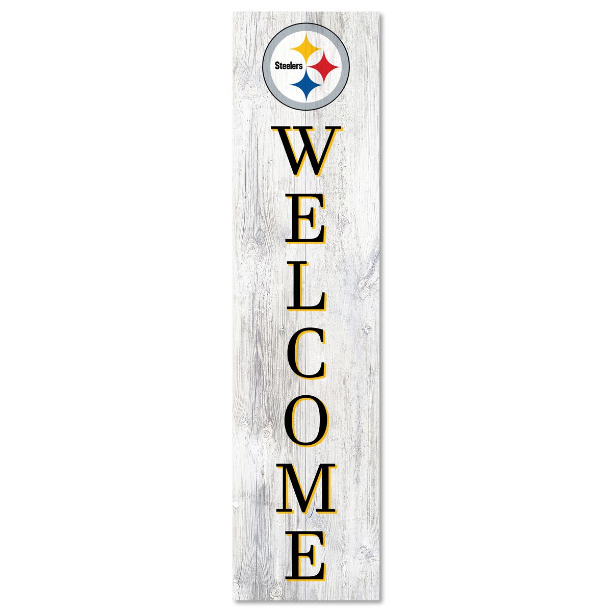 Pittsburgh Steelers 48" Welcome Leaner 1 Pittsburgh Steelers 48" Welcome Leaner