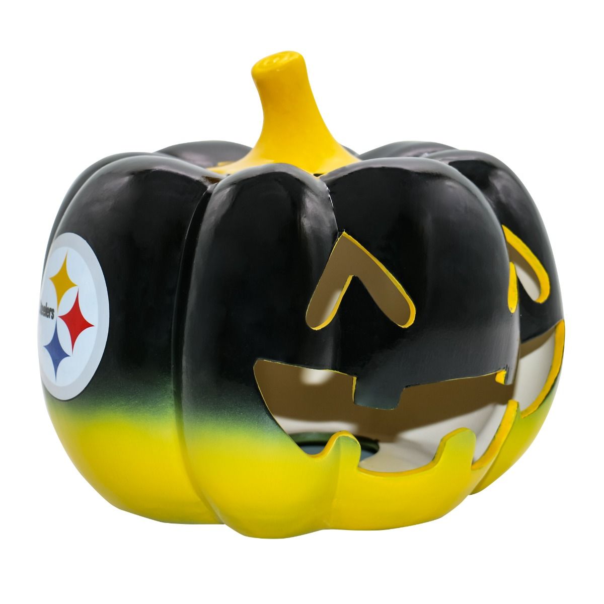 Pittsburgh Steelers Ombre Ceramic Pumpkin 2 Pittsburgh Steelers Ombre Ceramic Pumpkin