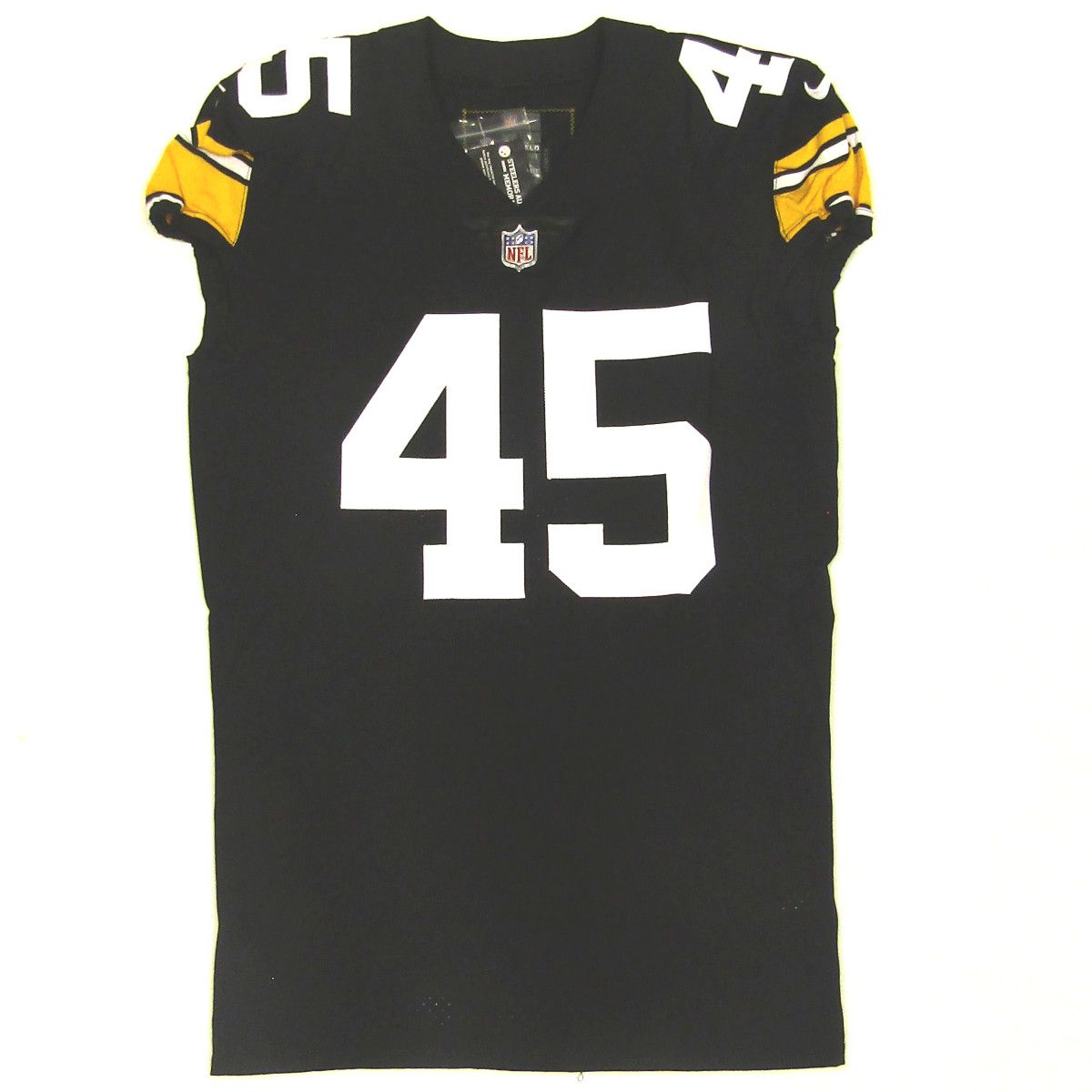 Pittsburgh Steelers #45 Roosevelt Nix Team Issued 2018 Throwback Jersey