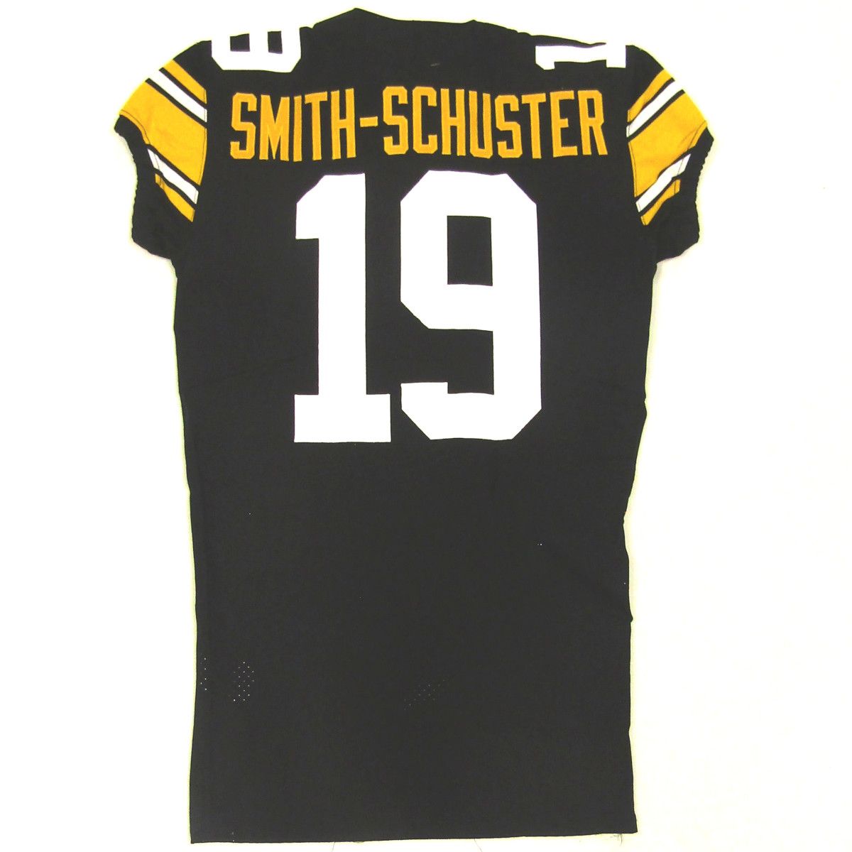Pittsburgh Steelers #19 Juju Smith-Schuster Team Issued 2018 Throwback Jersey 5 Pittsburgh Steelers #19 Juju Smith-Schuster Team Issued 2018 Throwback Jersey