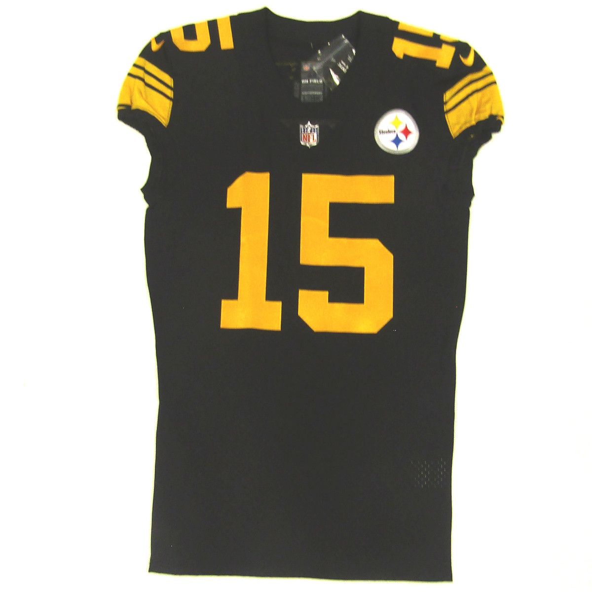 Pittsburgh Steelers #15 Cody White Team Issued 2020 Color Rush Jersey 2 Pittsburgh Steelers #15 Cody White Team Issued 2020 Color Rush Jersey