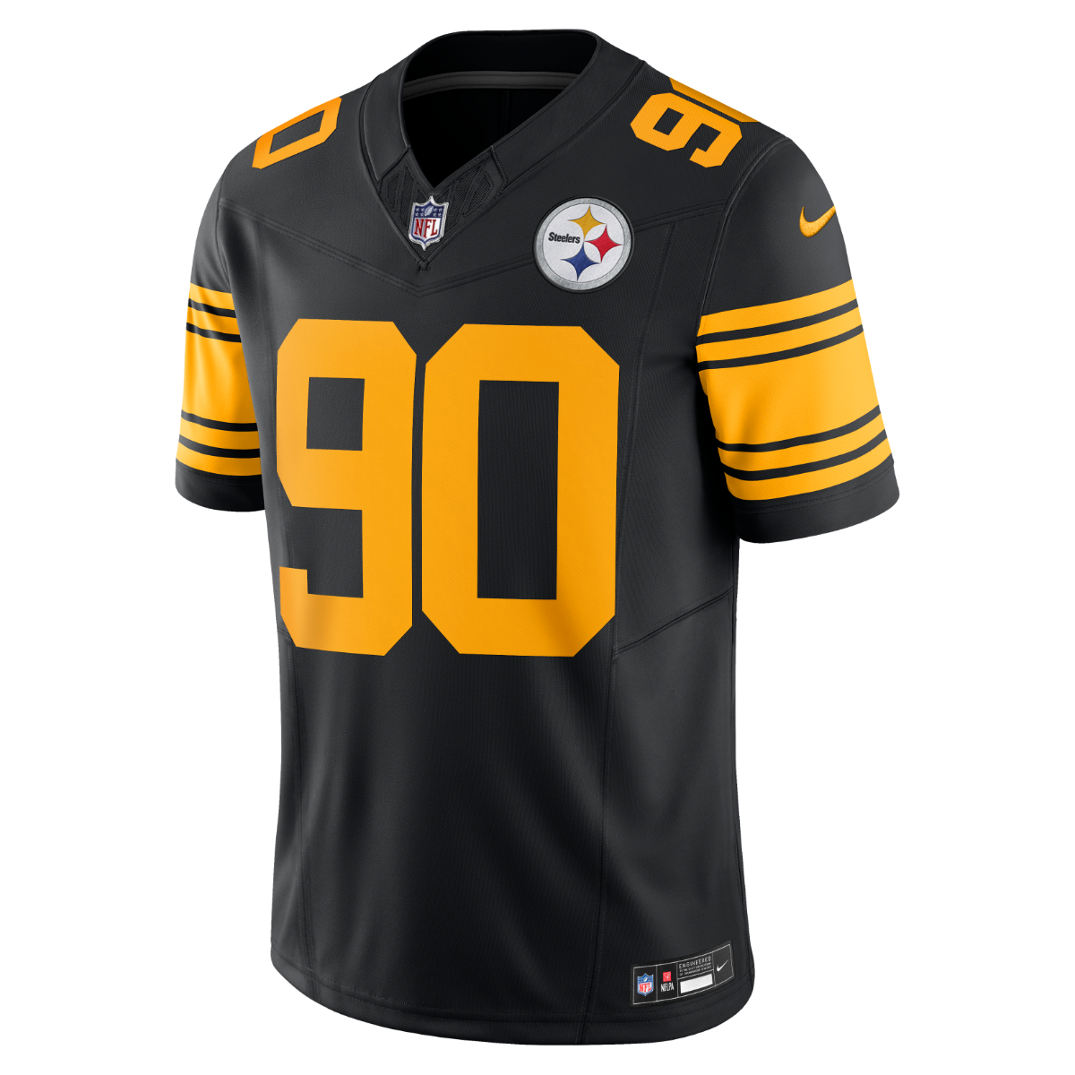 T.J. Watt #90 Men's Nike Vapor F.U.S.E Limited Color Rush Jersey