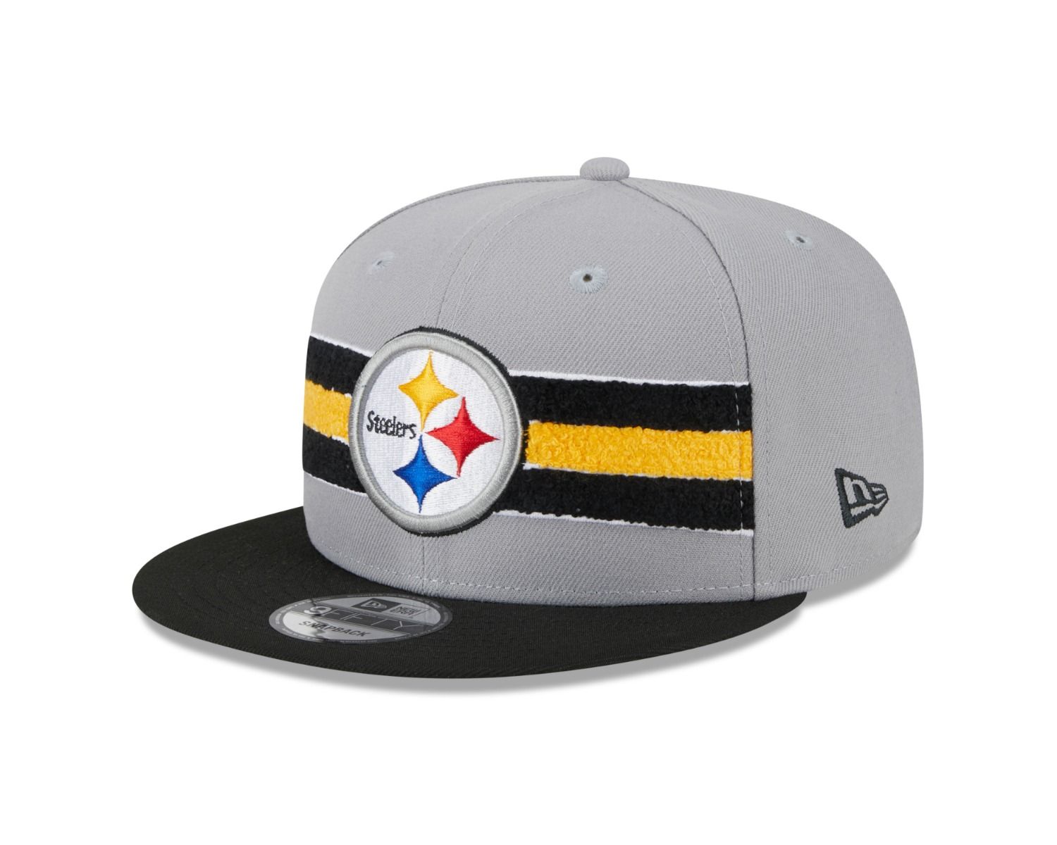 Pittsburgh Steelers New Era 9FIFTY Band Snapback Hat 15 Pittsburgh Steelers New Era 9FIFTY Band Snapback Hat