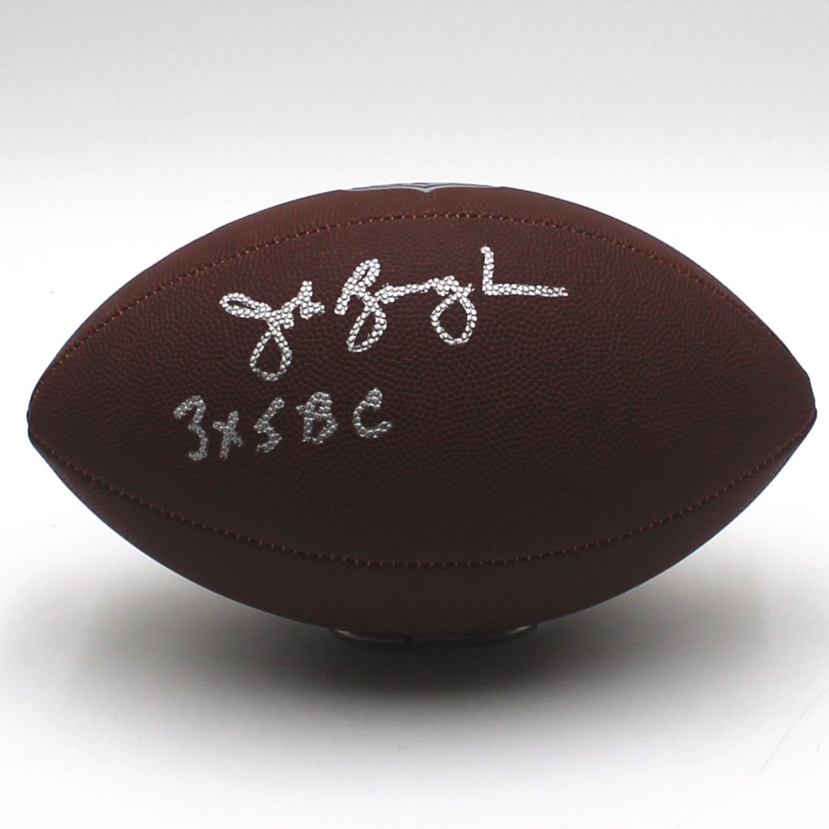 Pittsburgh Steelers #76 John Banaszak Autographed Replica Football 2 Pittsburgh Steelers #76 John Banaszak Autographed Replica Football