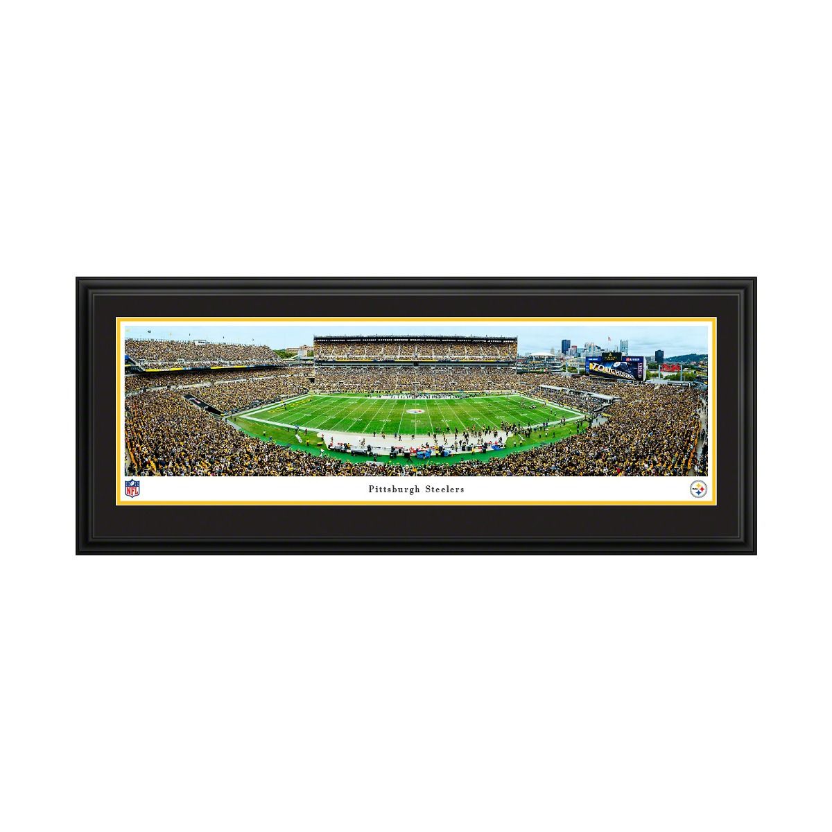 Pittsburgh Steelers Acrisure 50 Yard Line Deluxe Frame Panorama 3 Pittsburgh Steelers Acrisure 50 Yard Line Deluxe Frame Panorama