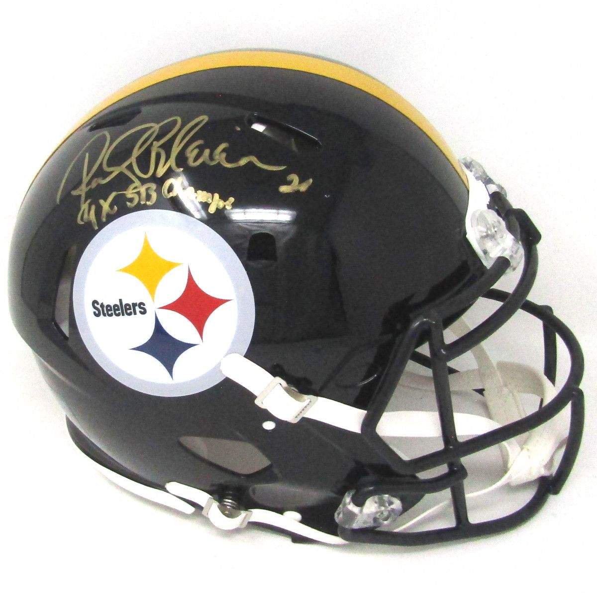 Pittsburgh Steelers #20 Rocky Bleier Autographed Riddell Speed Full-Size Helmet
