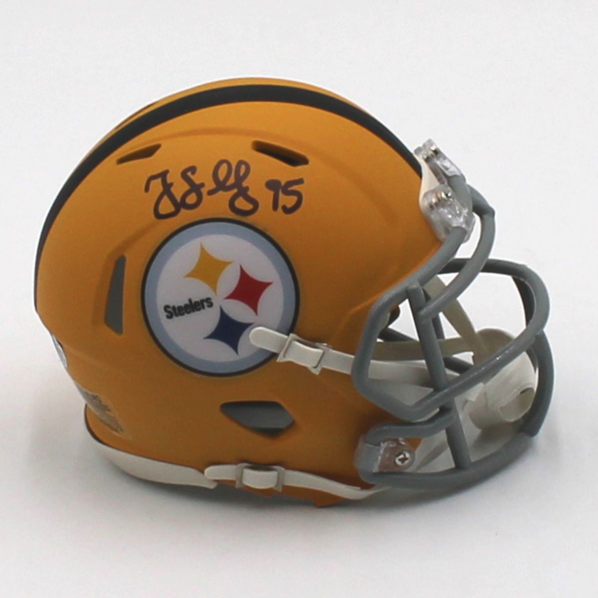 Pittsburgh Steelers #95 Greg Lloyd Autographed Riddell Speed 1933 Legacy Mini Helmet