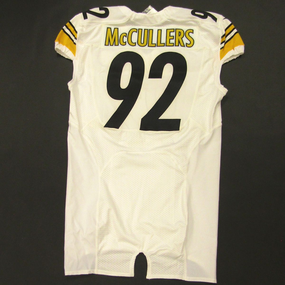 Pittsburgh Steelers #92 Dan McCullers 2014 Team Issued Away Jersey