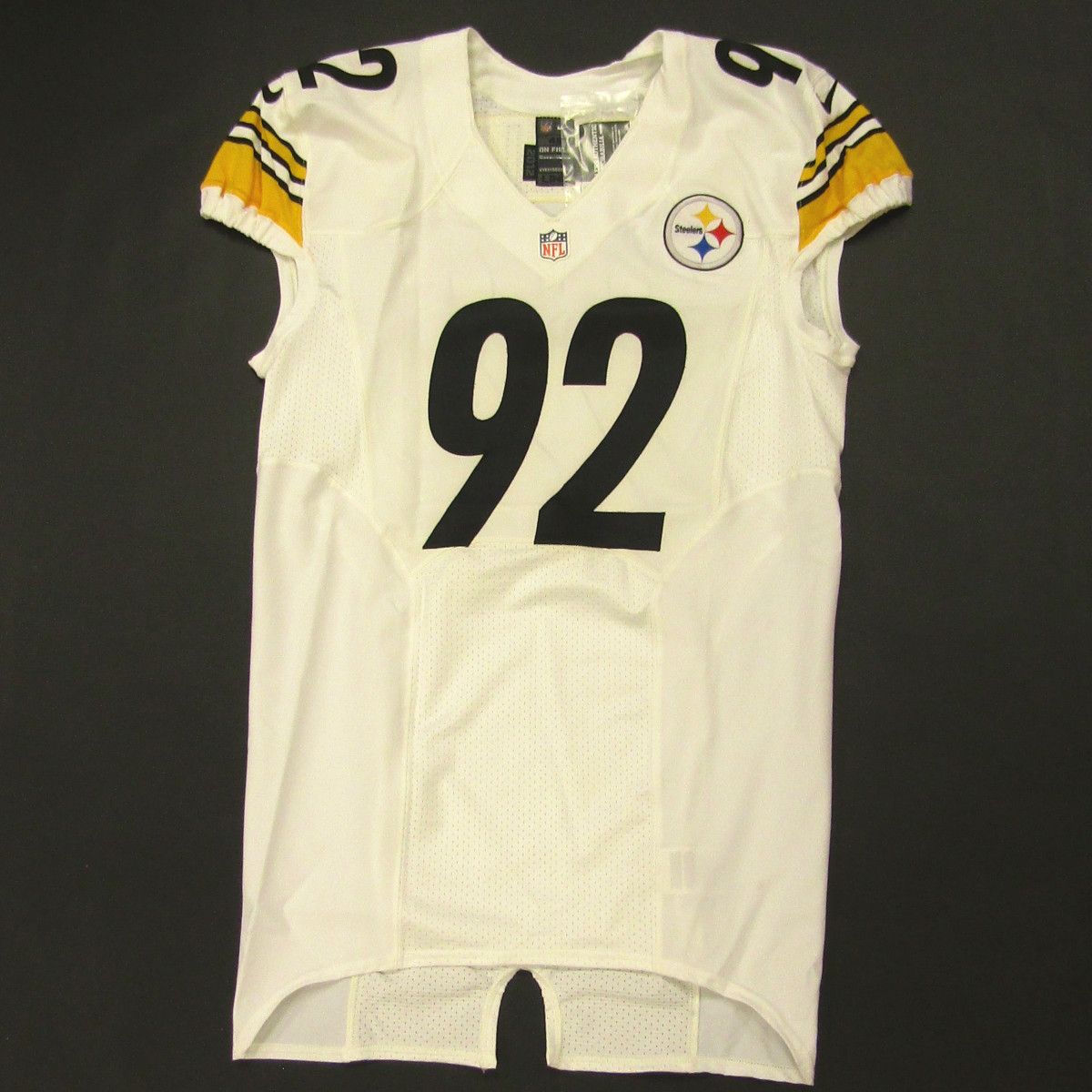 Pittsburgh Steelers #92 Dan McCullers 2014 Team Issued Away Jersey