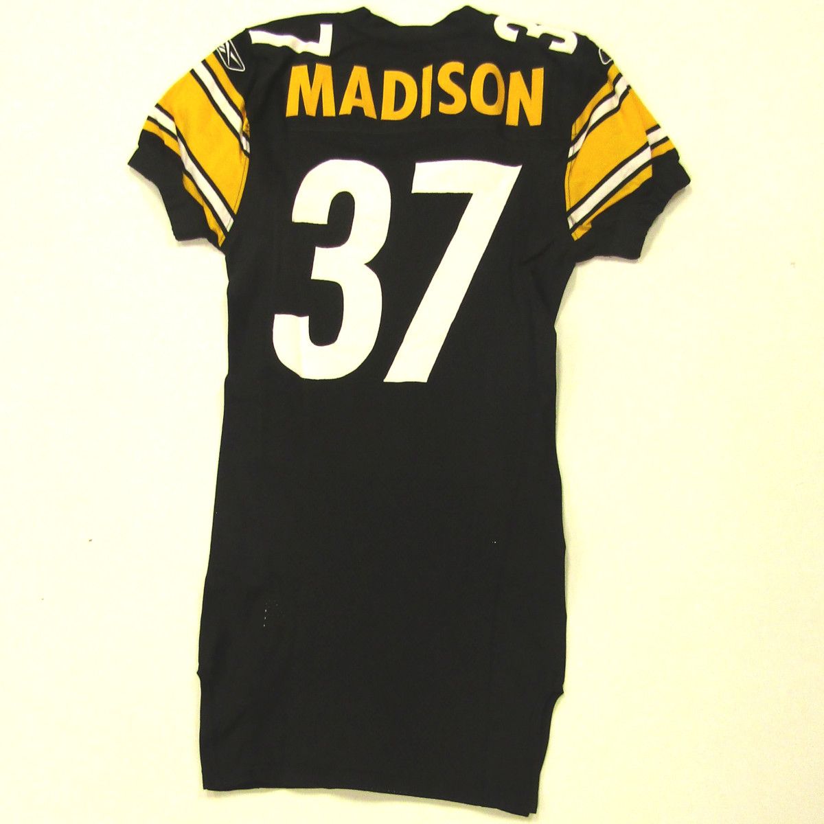 Pittsburgh Steelers #37 Anthony Madison Team Issued 2008 Home Jersey