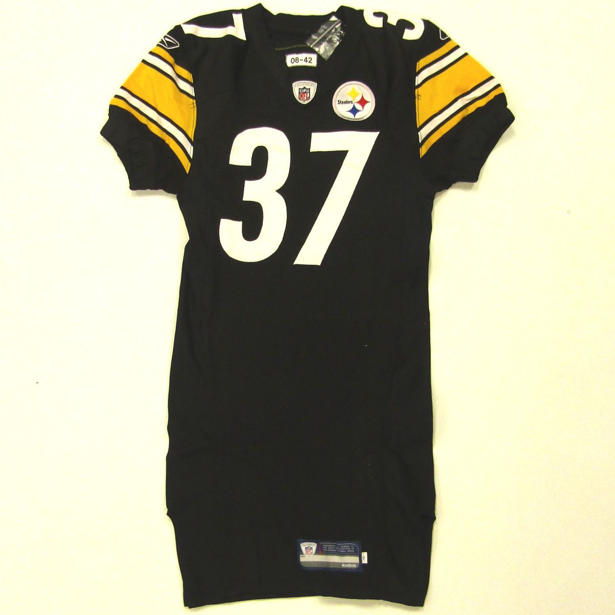 Pittsburgh Steelers #37 Anthony Madison Team Issued 2008 Home Jersey