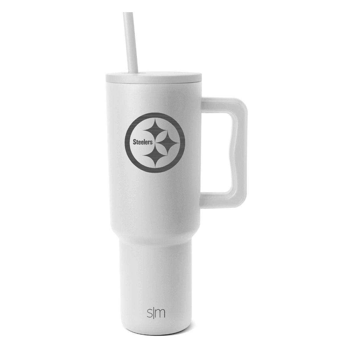 Pittsburgh Steelers Simple Modern 40oz. Trek White Tumbler 3 Pittsburgh Steelers Simple Modern 40oz. Trek White Tumbler