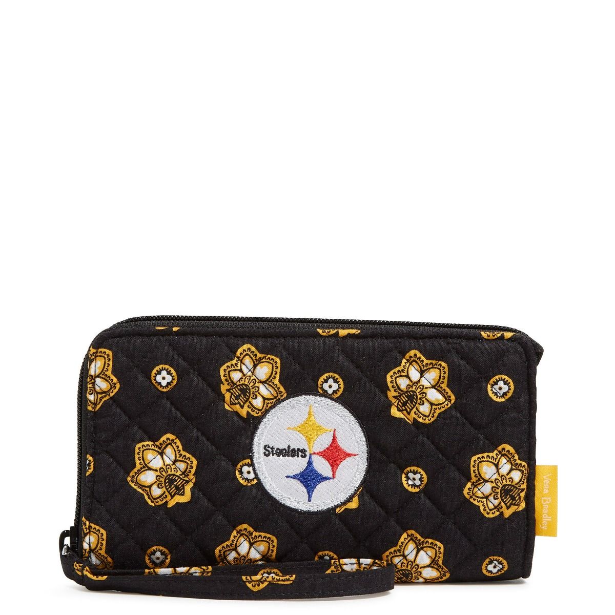 Pittsburgh Steelers Vera Bradley Front Zip RFID Wristlet