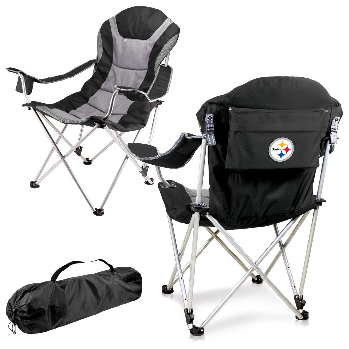 Pittsburgh Steelers Reclining Camp Chair
