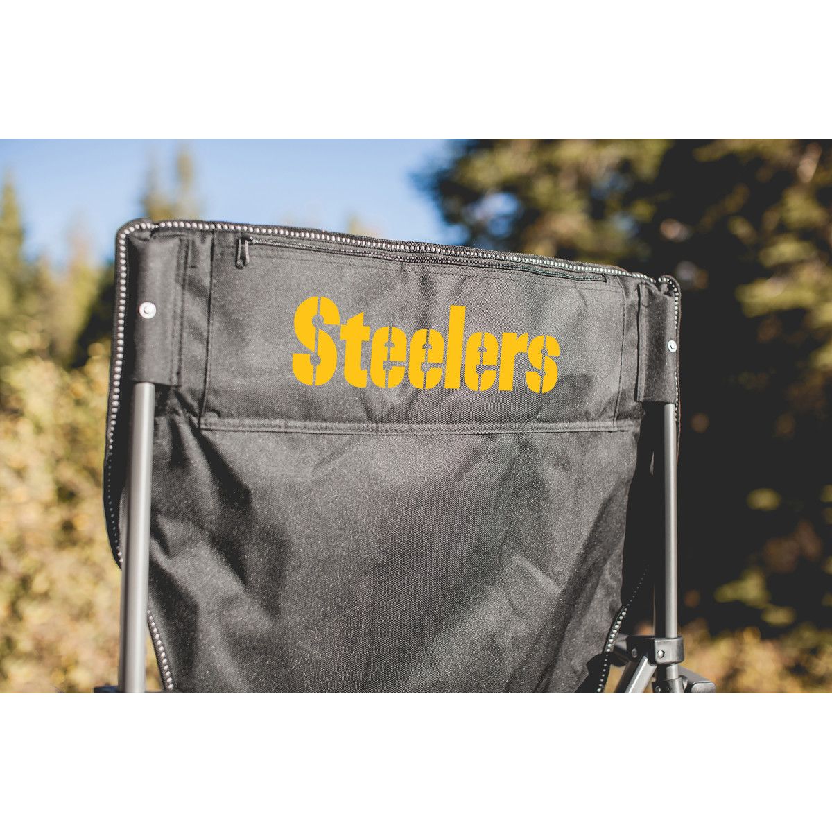 Pittsburgh Steelers Big Bear XL Camp Chair w/ Cooler 4 Pittsburgh Steelers Big Bear XL Camp Chair w/ Cooler