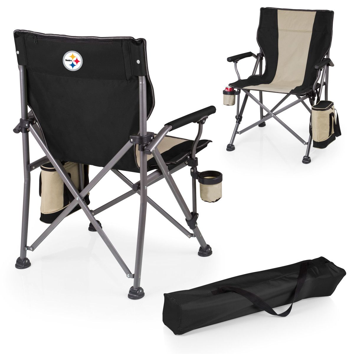 Pittsburgh Steelers Outlander Folding Camping Chair w/ Cooler
