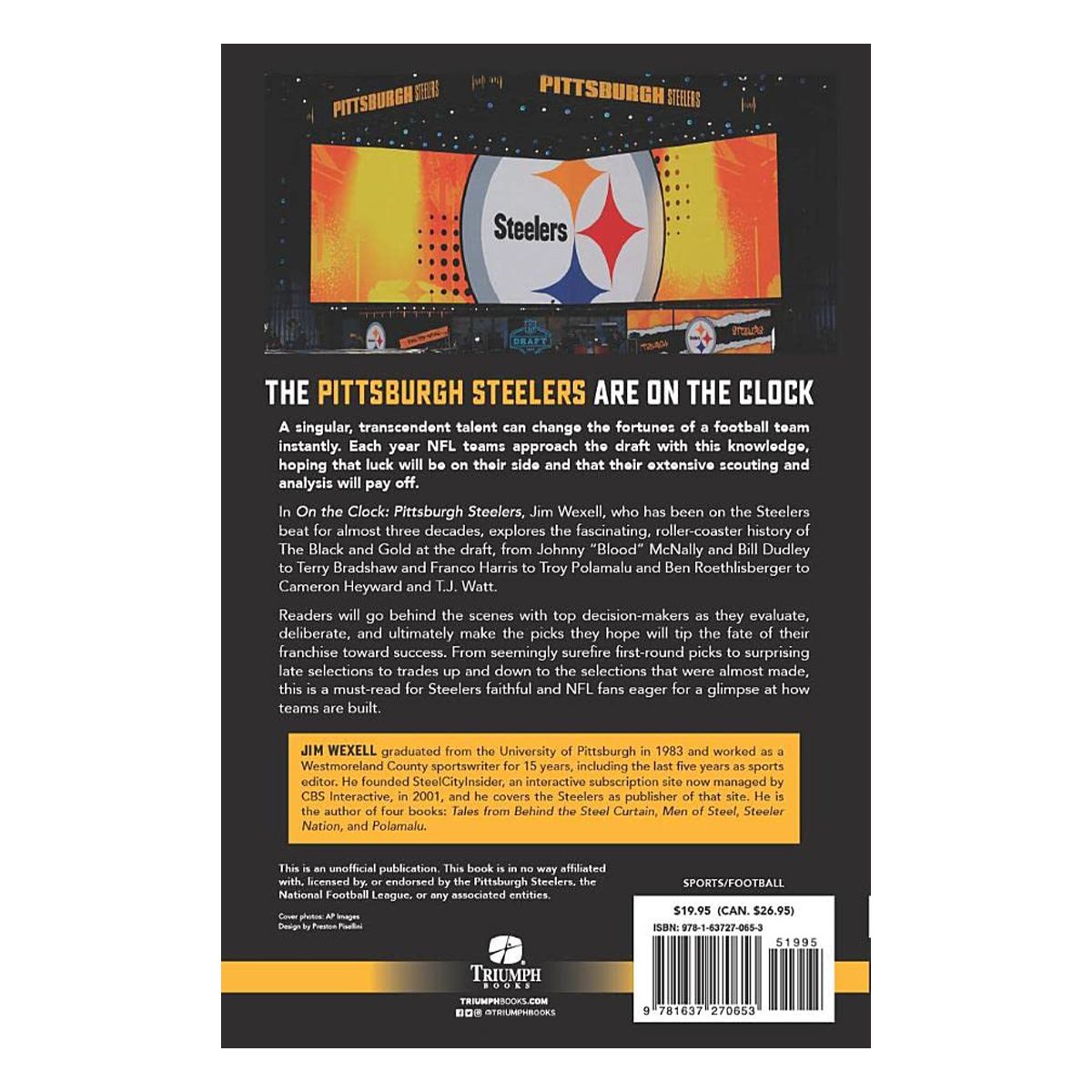 On the Clock: Behind The Scenes with the Pittsburgh Steelers at the NFL Draft by Jim Wexell 2 On the Clock: Behind The Scenes with the Pittsburgh Steelers at the NFL Draft by Jim Wexell