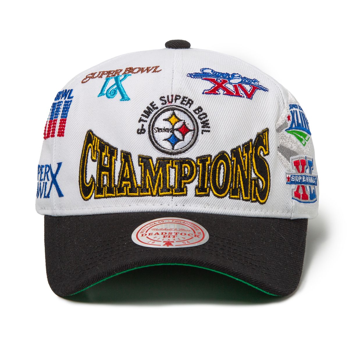Pittsburgh Steelers Mitchell & Ness 6-Time Super Bowl Champions Snapback Hat