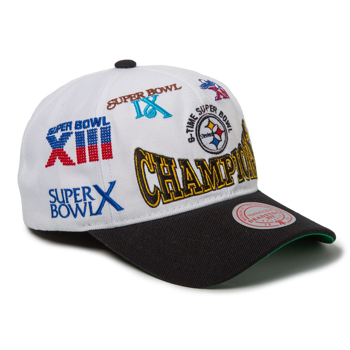 Pittsburgh Steelers Mitchell & Ness 6-Time Super Bowl Champions Snapback Hat