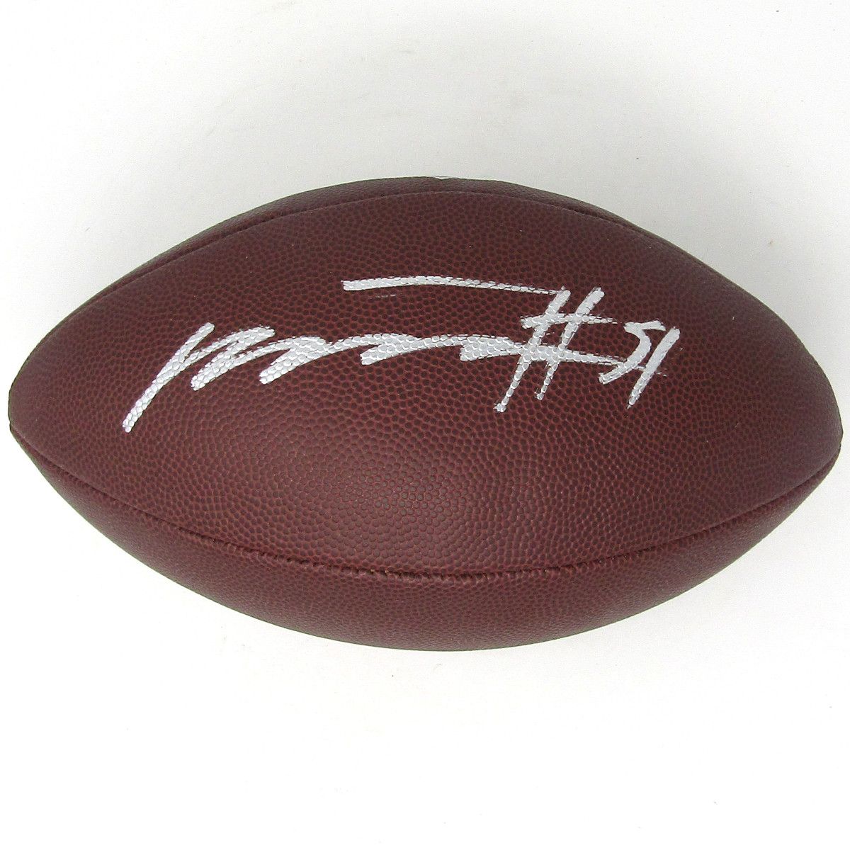 Pittsburgh Steelers #51 Myles Jack Autographed Replica “The Duke” NFL Football 3 Pittsburgh Steelers #51 Myles Jack Autographed Replica “The Duke” NFL Football