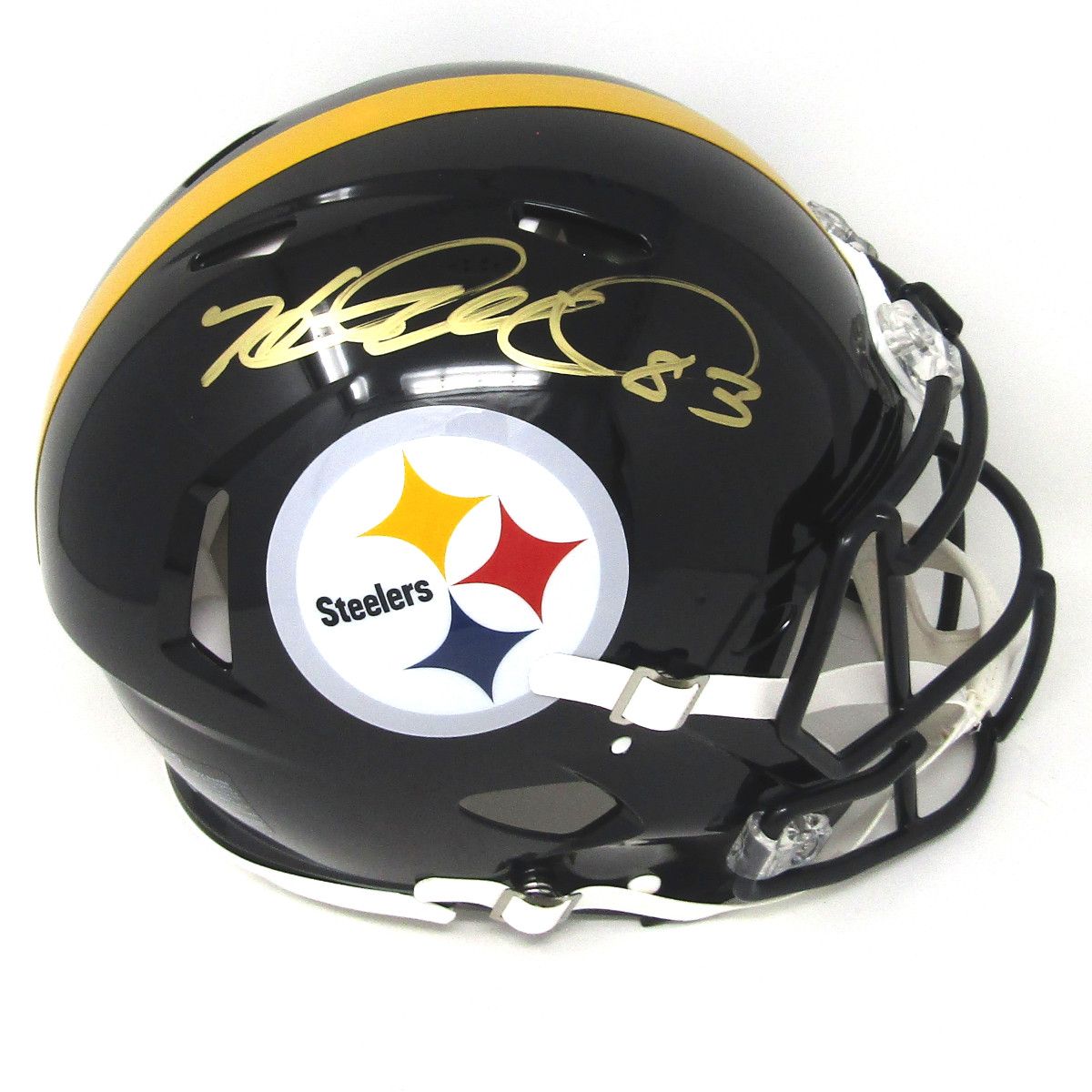 Pittsburgh Steelers #83 Heath Miller Autographed Riddell Speed Authentic Full-Size Helmet