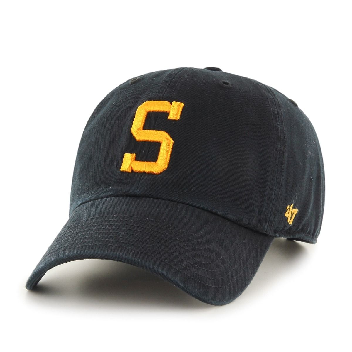 Pittsburgh Steelers '47 Brand Black CLEAN UP S Hat 1 Pittsburgh Steelers '47 Brand Black CLEAN UP S Hat
