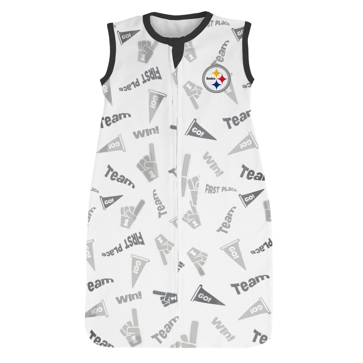 Pittsburgh Steelers Infant Snug as a Bug 2 Piece Full Zip Arms Free Swaddles