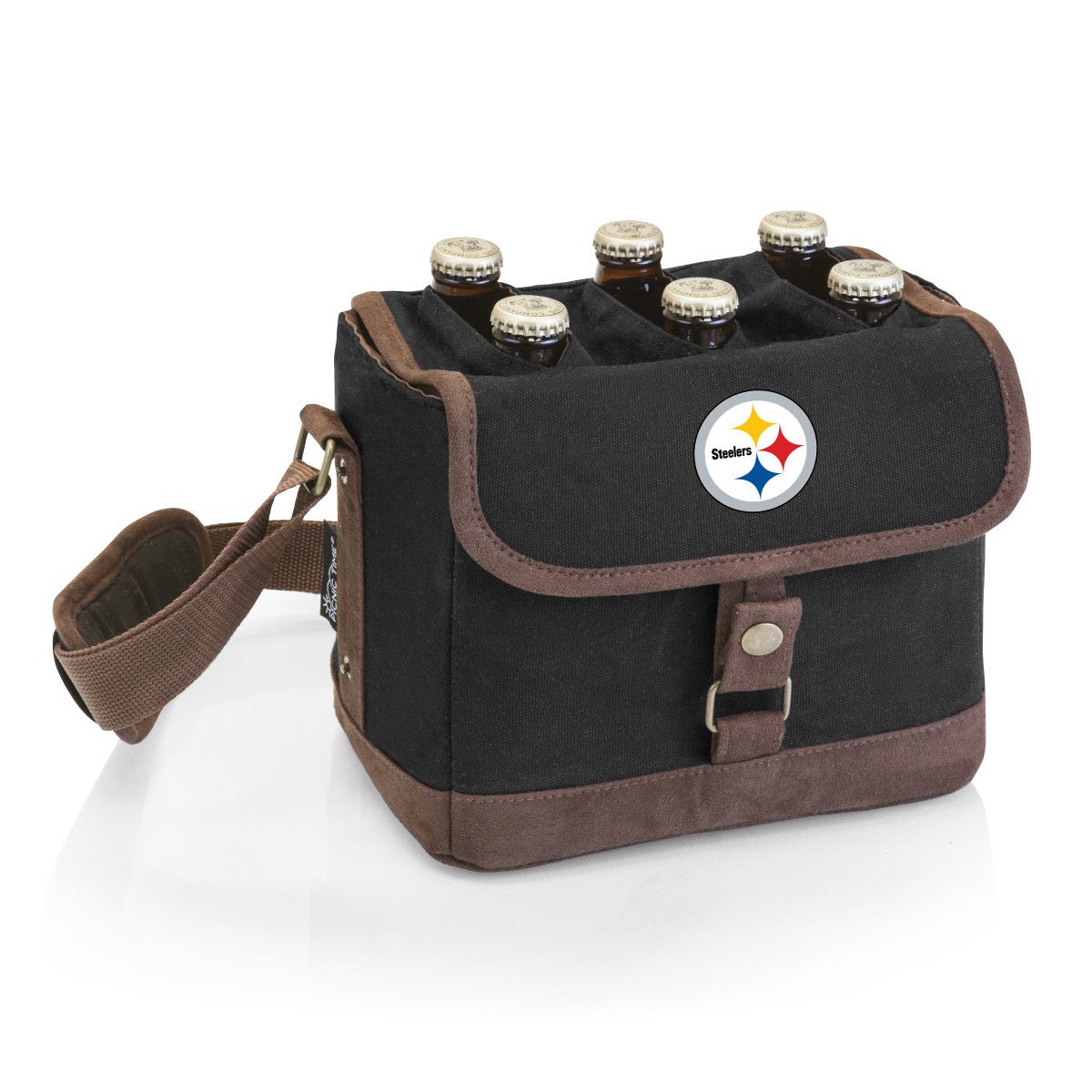 Pittsburgh Steelers Beer Caddy Cooler w/ Opener 5 Pittsburgh Steelers Beer Caddy Cooler w/ Opener