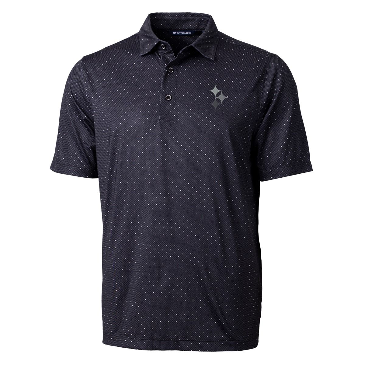 Pittsburgh Steelers Men's Cutter & Buck Pike Double Dot Hypo Polo