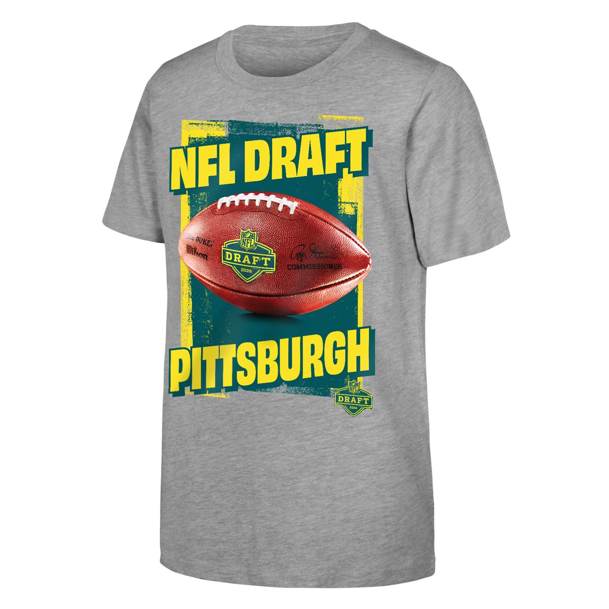 Pittsburgh Steelers Little Boy's Football Draft Short Sleeve T-Shirt