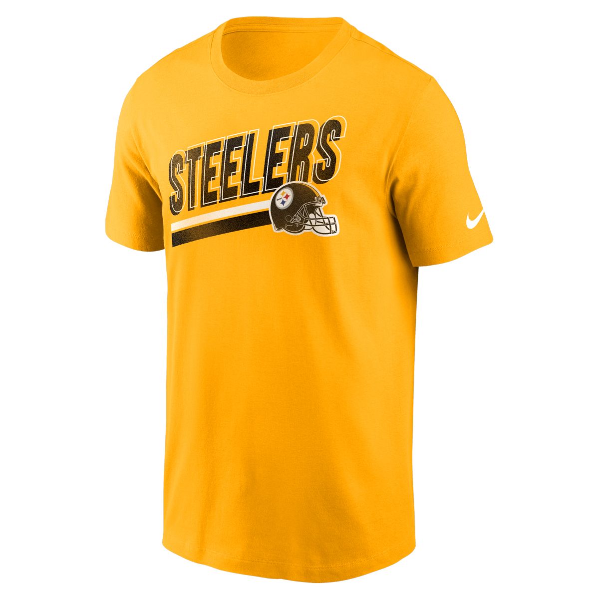 Pittsburgh Steelers Men's Nike Essential Blitz Lockup Short Sleeve Gold T-Shirt 7 Pittsburgh Steelers Men's Nike Essential Blitz Lockup Short Sleeve Gold T-Shirt