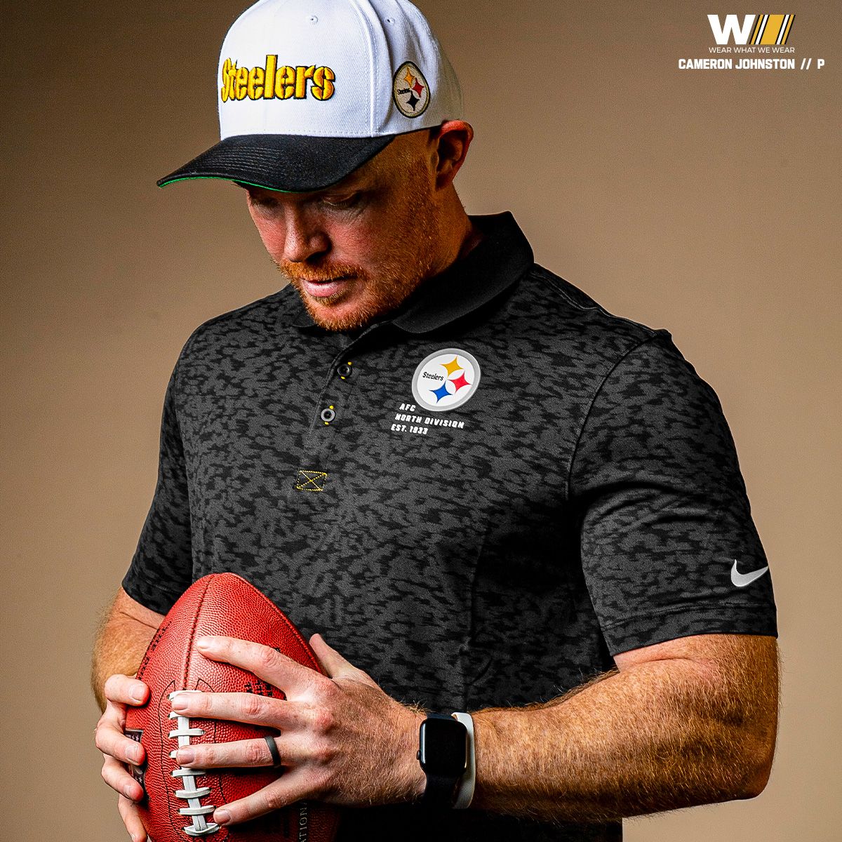 Pittsburgh Steelers Men's Nike Camo Jacquard Polo 1 Pittsburgh Steelers Men's Nike Camo Jacquard Polo