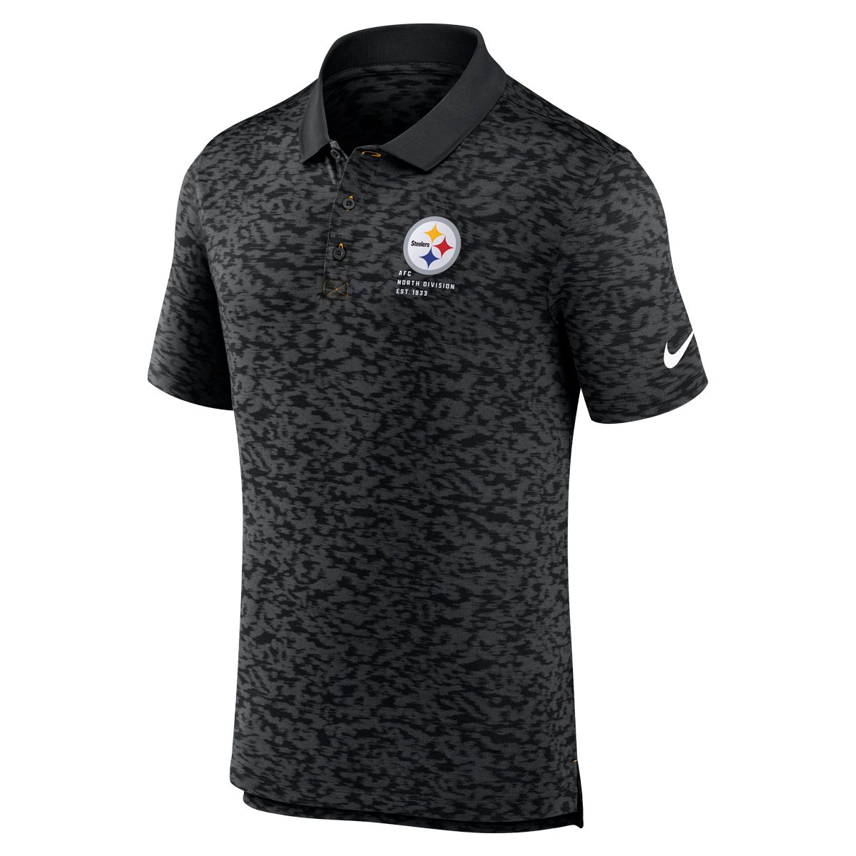 Pittsburgh Steelers Men's Nike Camo Jacquard Polo 2 Pittsburgh Steelers Men's Nike Camo Jacquard Polo