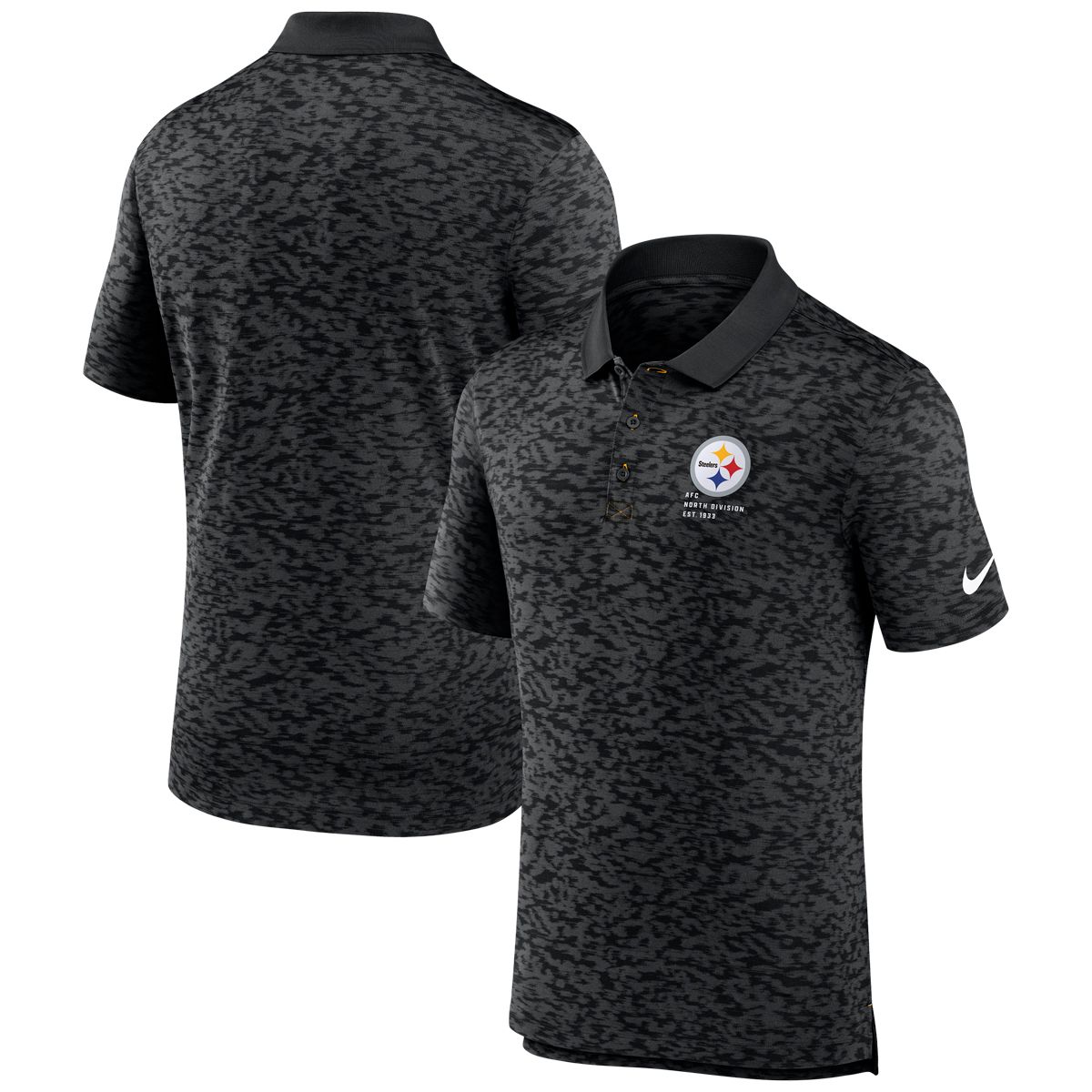 Pittsburgh Steelers Men's Nike Camo Jacquard Polo 4 Pittsburgh Steelers Men's Nike Camo Jacquard Polo