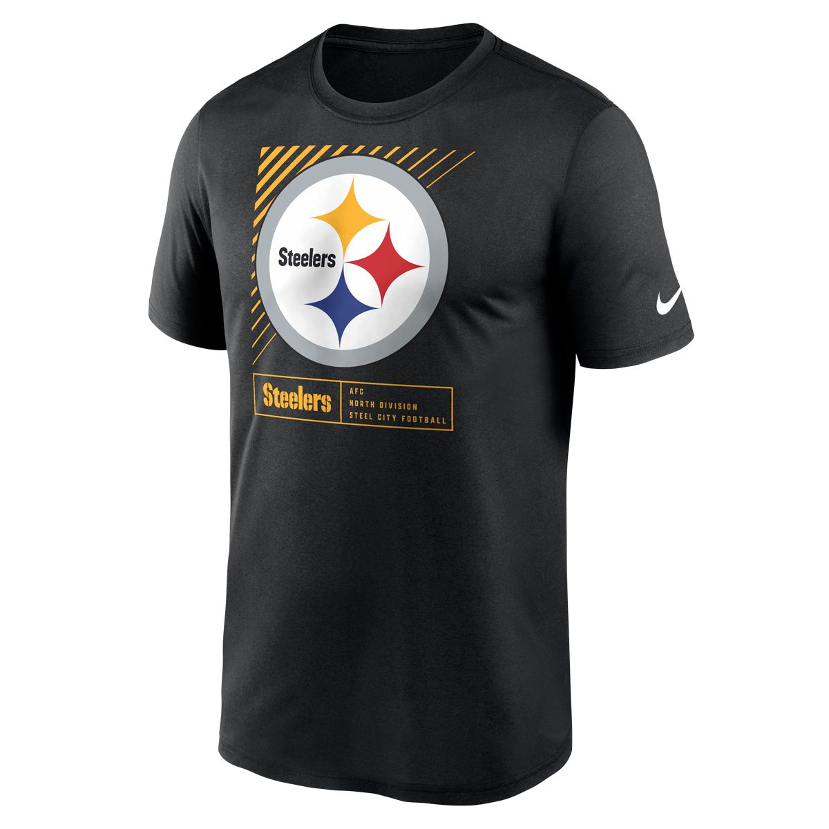 Pittsburgh Steelers Men's Nike Legend Yard Lines Short Sleeve T-Shirt