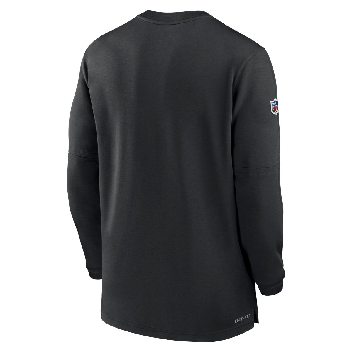 Pittsburgh Steelers Men's Nike Dri-Fit Cotton 1/2 Zip Long Sleeve T-Shirt