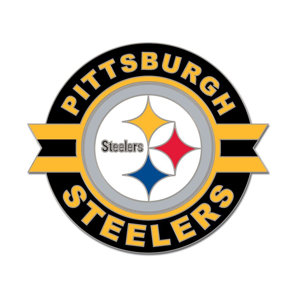 Pittsburgh Steelers Ribbon Lapel Pin