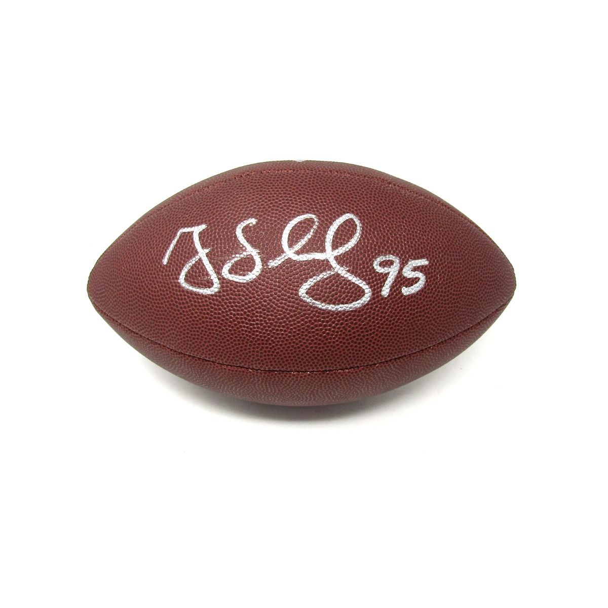 Pittsburgh Steelers #95 Greg Lloyd Signed Replica Football 3 Pittsburgh Steelers #95 Greg Lloyd Signed Replica Football