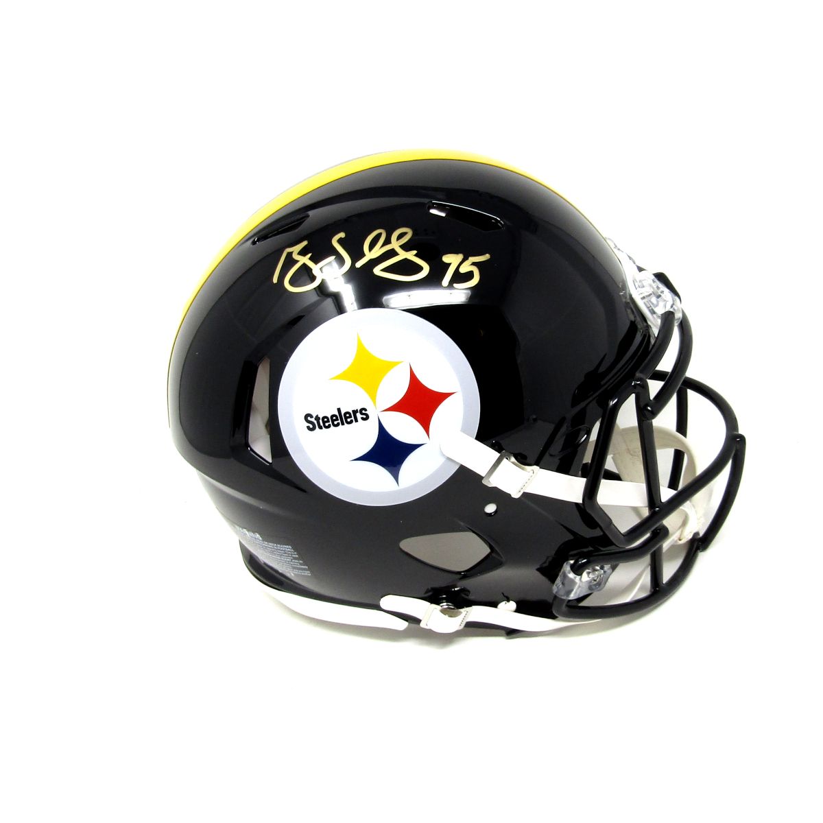 Pittsburgh Steelers #95 Greg Lloyd Signed Authentic Speed Full Size Helmet 1 Pittsburgh Steelers #95 Greg Lloyd Signed Authentic Speed Full Size Helmet