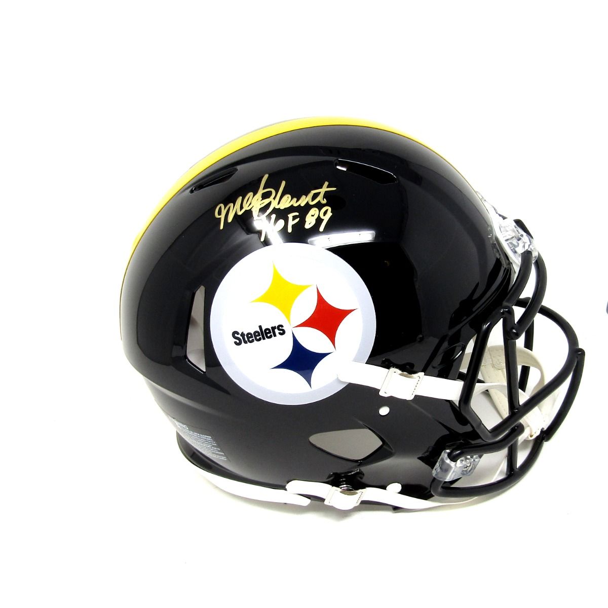 Pittsburgh Steelers #47 Mel Blount Signed Authentic Speed Full Size Helmet