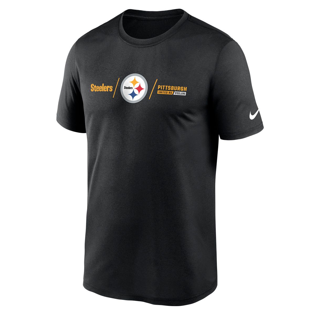 Pittsburgh Steelers Men's Nike Legend Horizontal Lockup Short Sleeve T-Shirt
