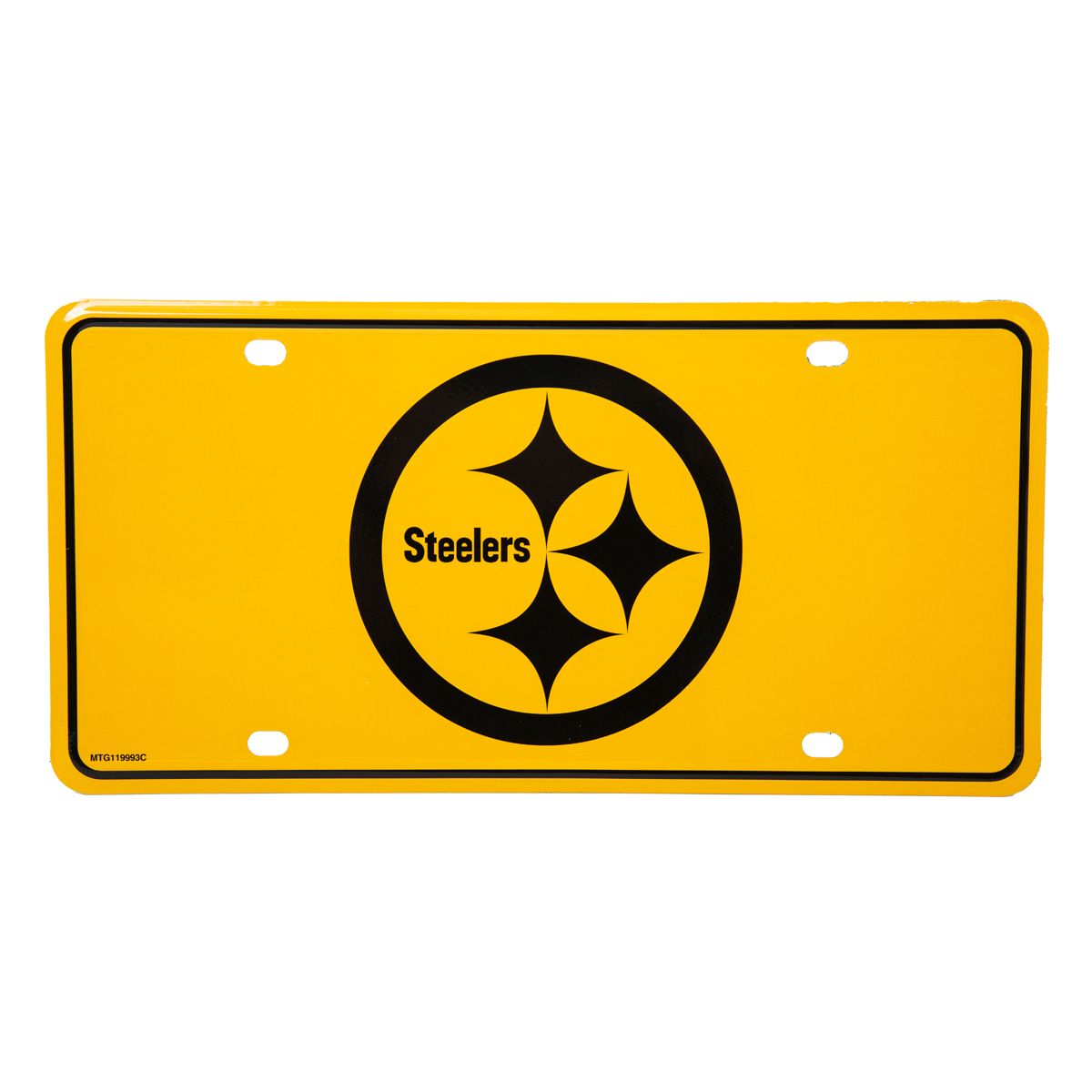 Pittsburgh Steelers Reverse Color Rush License Plate