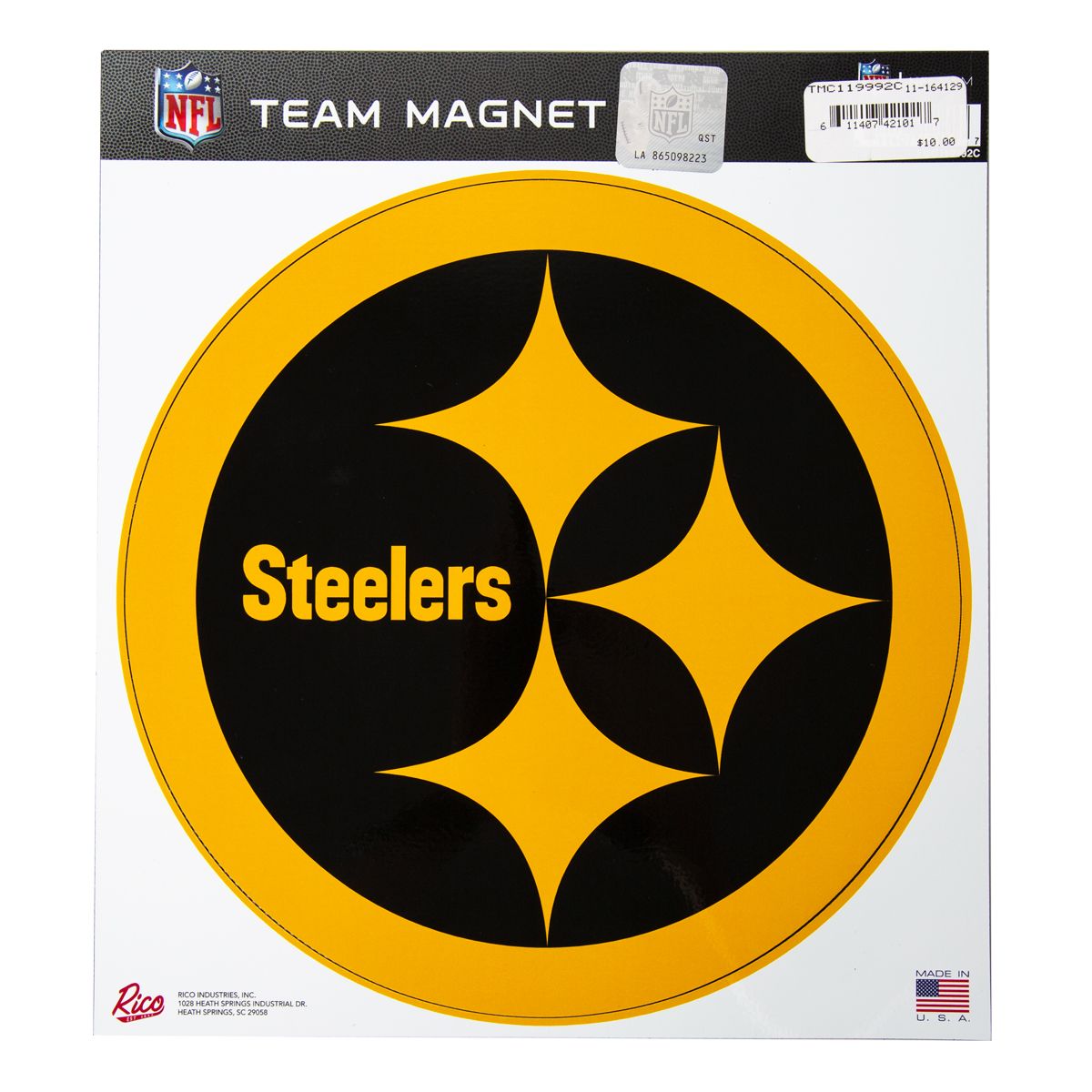 Pittsburgh Steelers 8" Color Rush Logo Magnet
