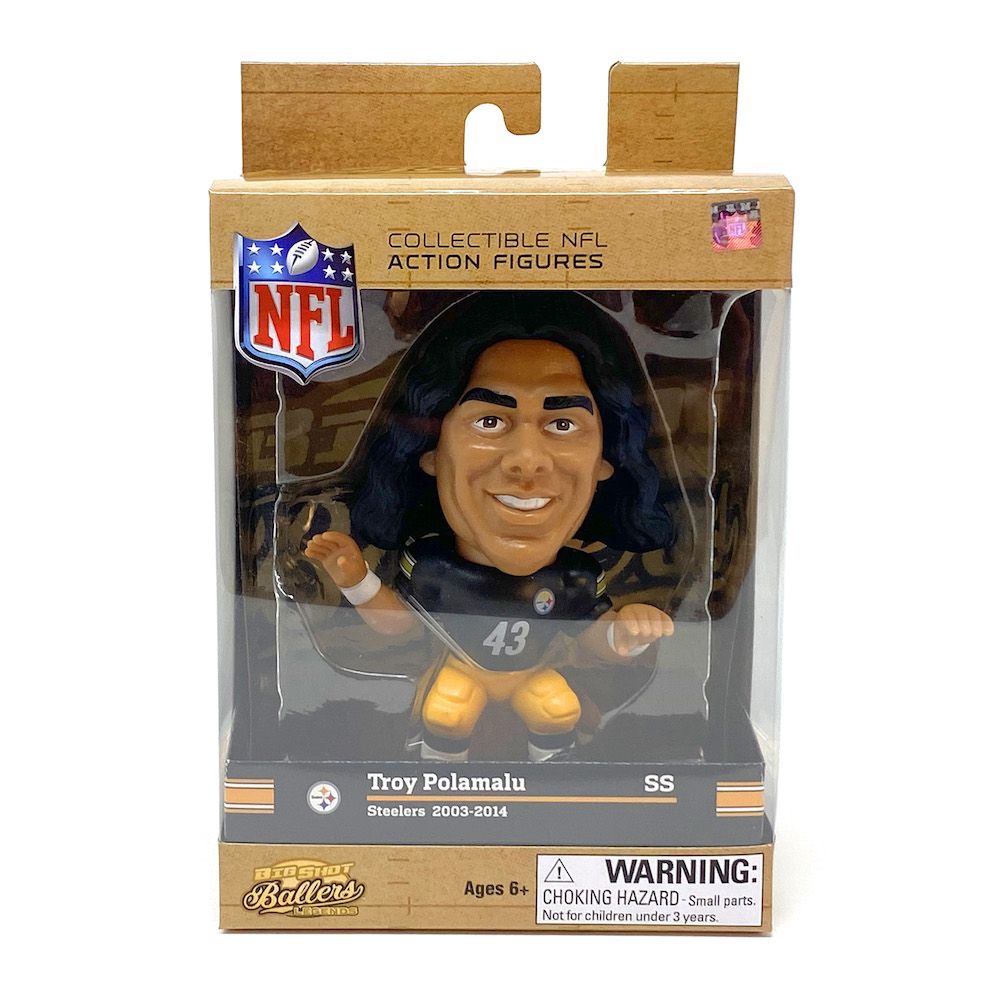 Pittsburgh Steelers #43 Troy Polamalu Big Shot Baller Figurine