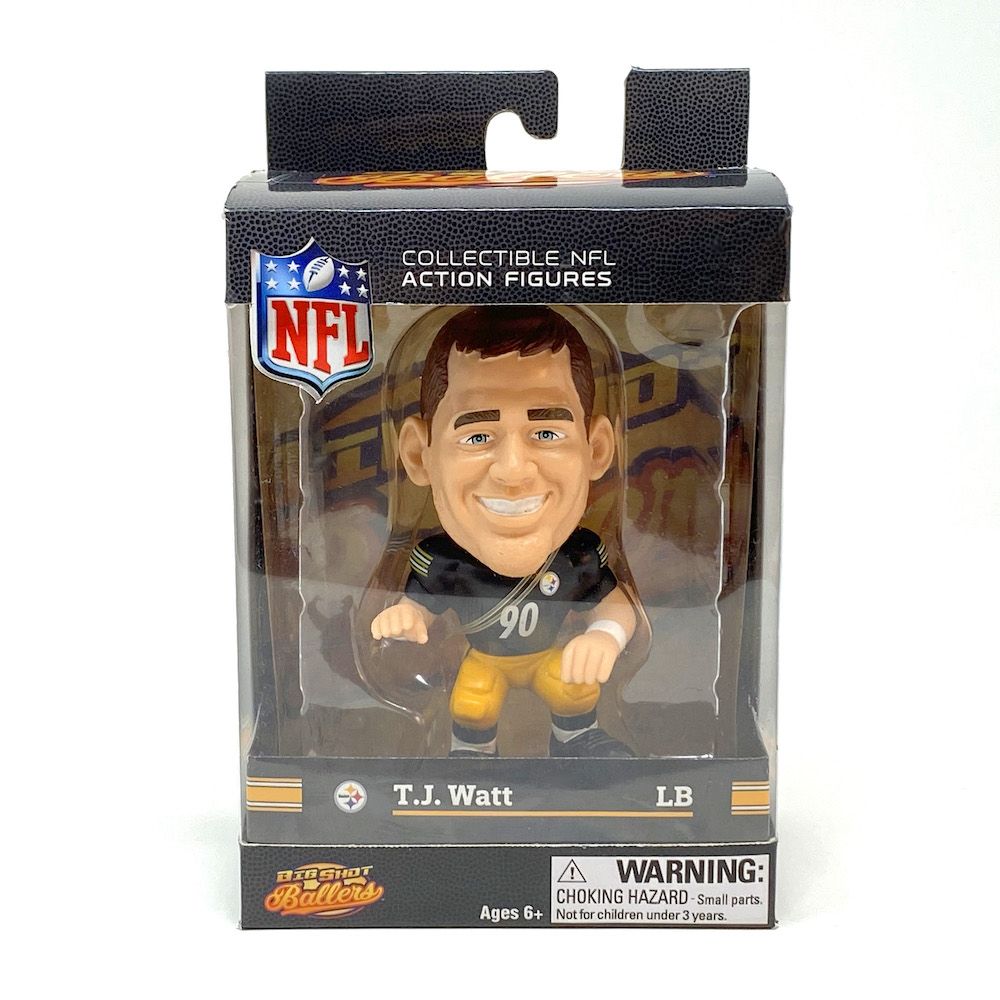 Pittsburgh Steelers #90 T.J. Watt Big Shot Baller Figurine