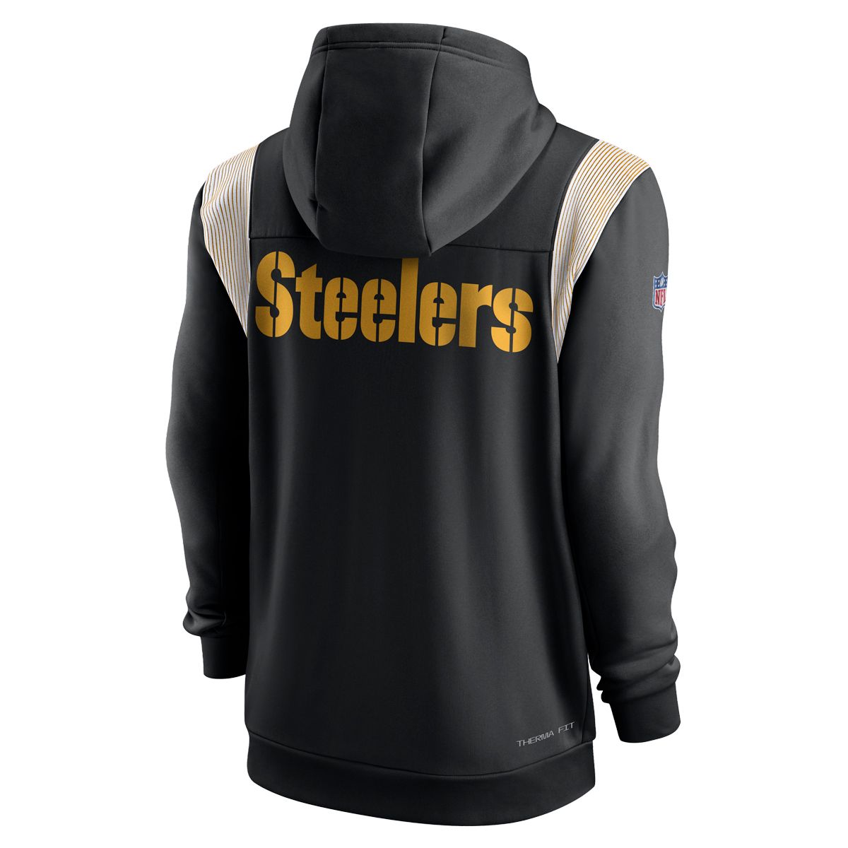 Pittsburgh Steelers Men's Nike Therma Sideline Full Zip Hoodie