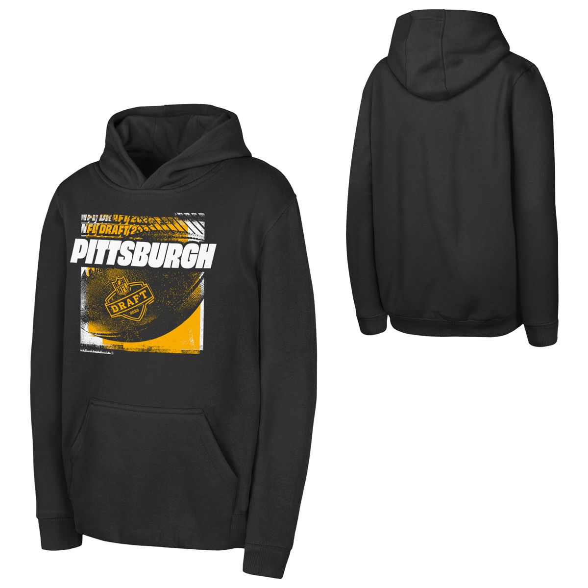 Pittsburgh Steelers Youth Draft Game Ready Pullover Hoodie 3 Pittsburgh Steelers Youth Draft Game Ready Pullover Hoodie
