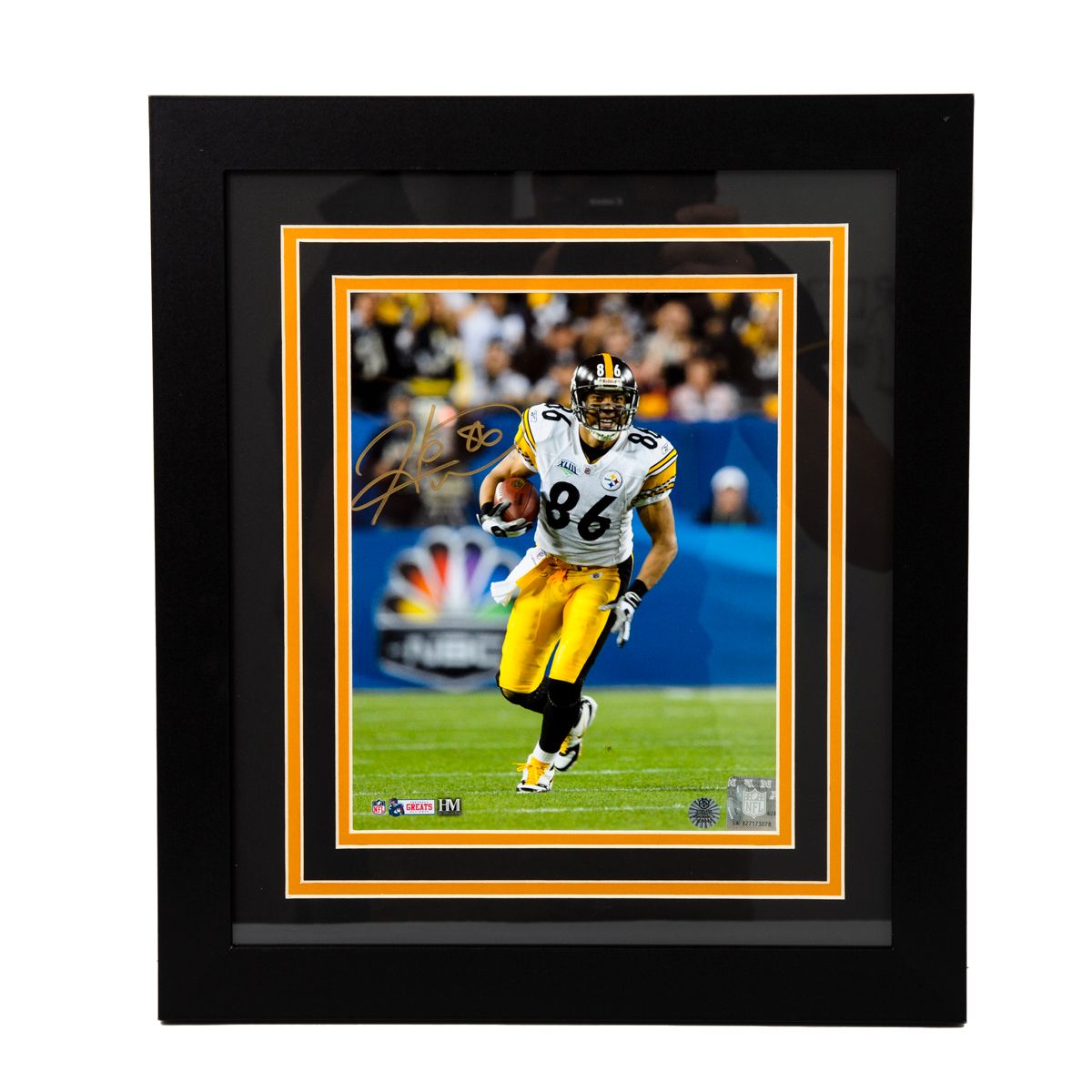 Pittsburgh Steelers #86 Hines Ward Signed Framed SB XLIII 8x10 Photo 1 Pittsburgh Steelers #86 Hines Ward Signed Framed SB XLIII 8x10 Photo