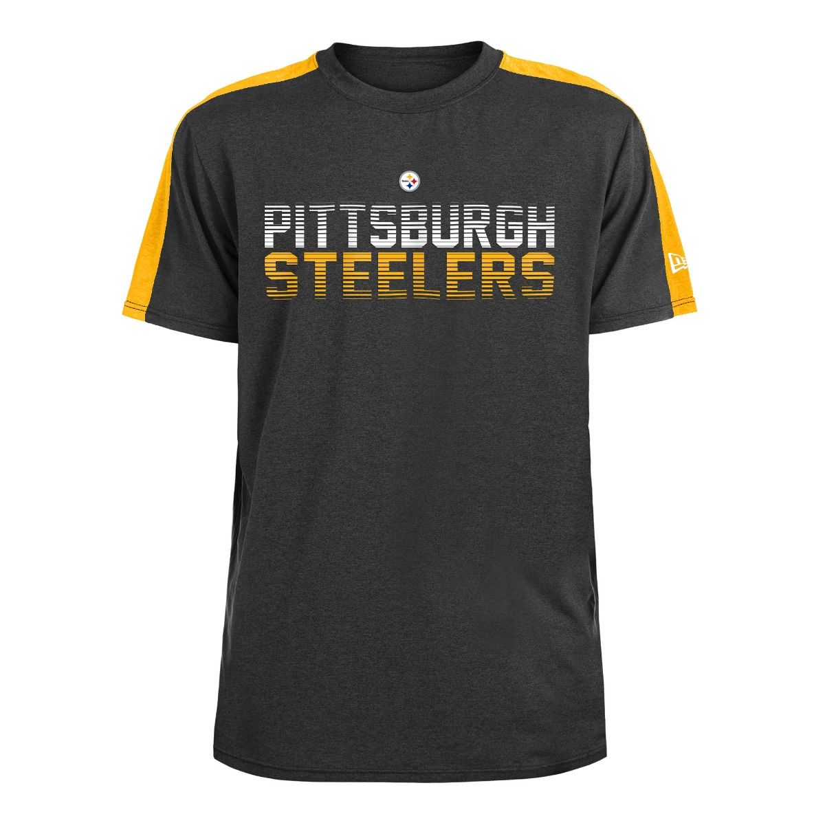 Pittsburgh Steelers Men's New Era Active Short Sleeve T-Shirt 10 Pittsburgh Steelers Men's New Era Active Short Sleeve T-Shirt