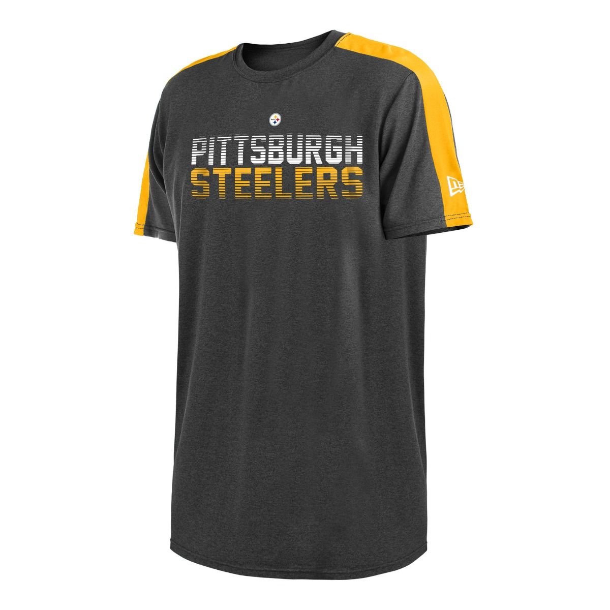 Pittsburgh Steelers Men's New Era Active Short Sleeve T-Shirt 3 Pittsburgh Steelers Men's New Era Active Short Sleeve T-Shirt